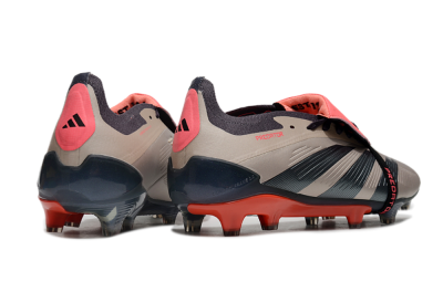 Adidas Predator Elite Foldover Tongue FG Firm Ground Soccer Cleats - Brown/Red/Black