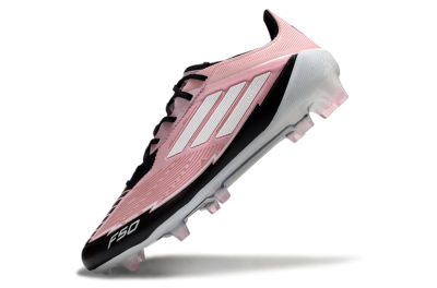 Messi x Adidas F50 Elite FG Firm Ground Soccer Cleats - Pink/Black/White