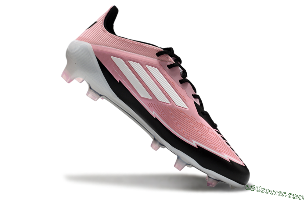 Messi x Adidas F50 Elite FG Firm Ground Soccer Cleats - Pink/Black/White 4