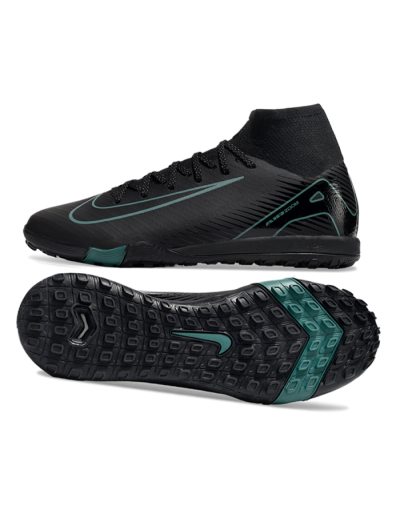 Nike Air Zoom Mercurial Superfly 10 Elite TF Artificial Turf Soccer Shoes - Black/Green
