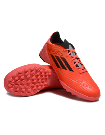 Adidas F50 Pro TF Artificial Turf Soccer Shoes - Red/Black