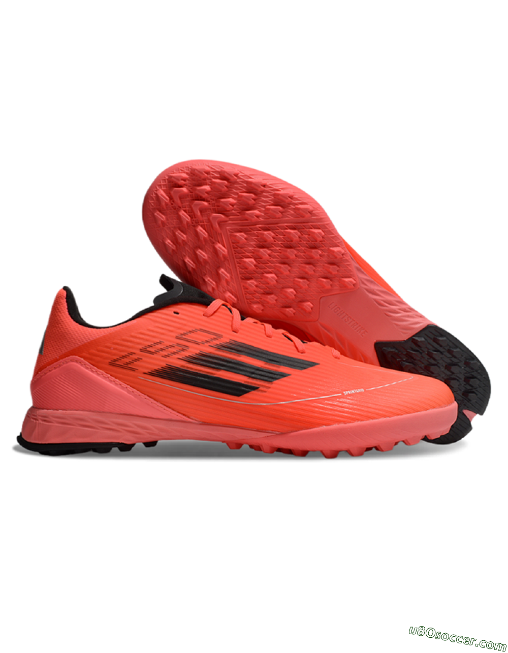 Adidas F50 Pro TF Artificial Turf Soccer Shoes - Red/Black 1