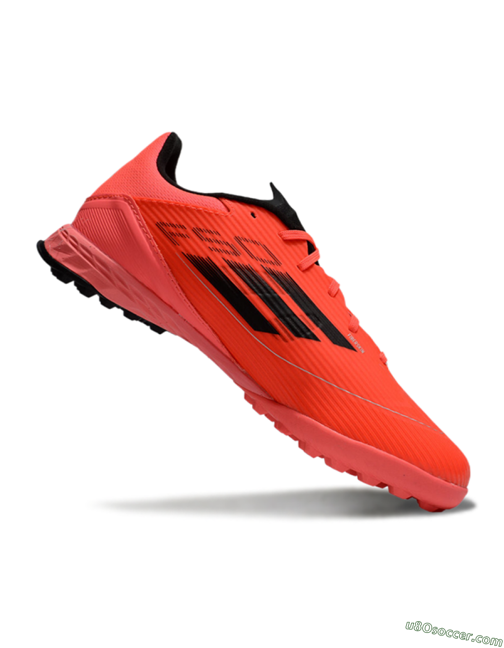 Adidas F50 Pro TF Artificial Turf Soccer Shoes - Red/Black 4