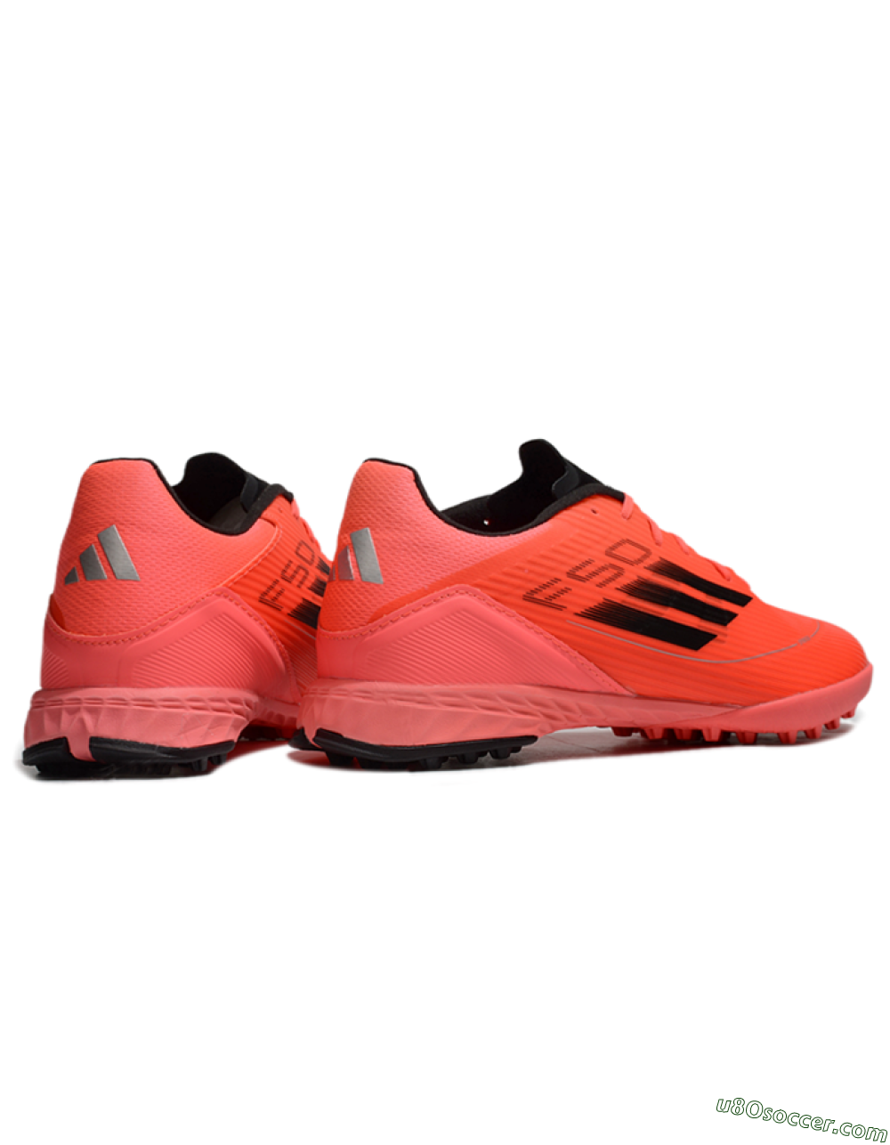 Adidas F50 Pro TF Artificial Turf Soccer Shoes - Red/Black 6