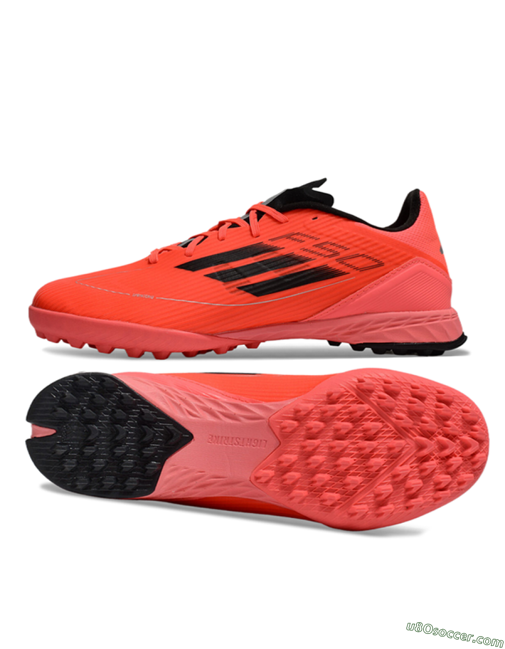 Adidas F50 Pro TF Artificial Turf Soccer Shoes - Red/Black 0