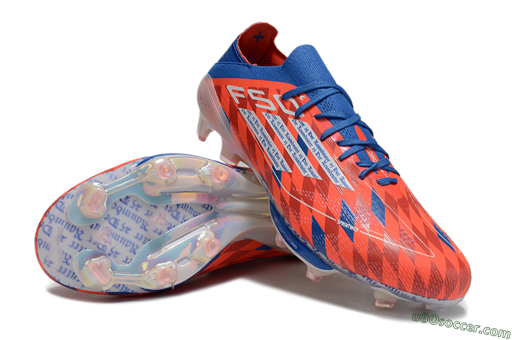 Adidas F50+ Lightstrike Pro Elite FG Firm Ground Soccer Cleats - Red/White/Blue 3