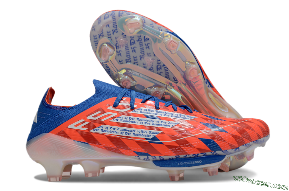Adidas F50+ Lightstrike Pro Elite FG Firm Ground Soccer Cleats - Red/White/Blue 1