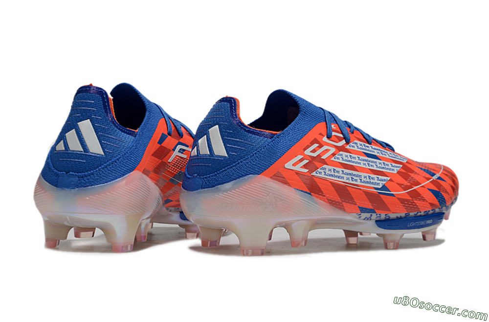 Adidas F50+ Lightstrike Pro Elite FG Firm Ground Soccer Cleats - Red/White/Blue 6