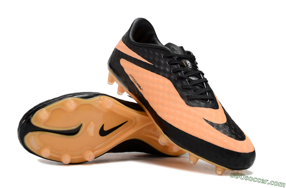 Nike Hypervenom Phantom FG Firm Ground Soccer Cleats - Pink/Black 3