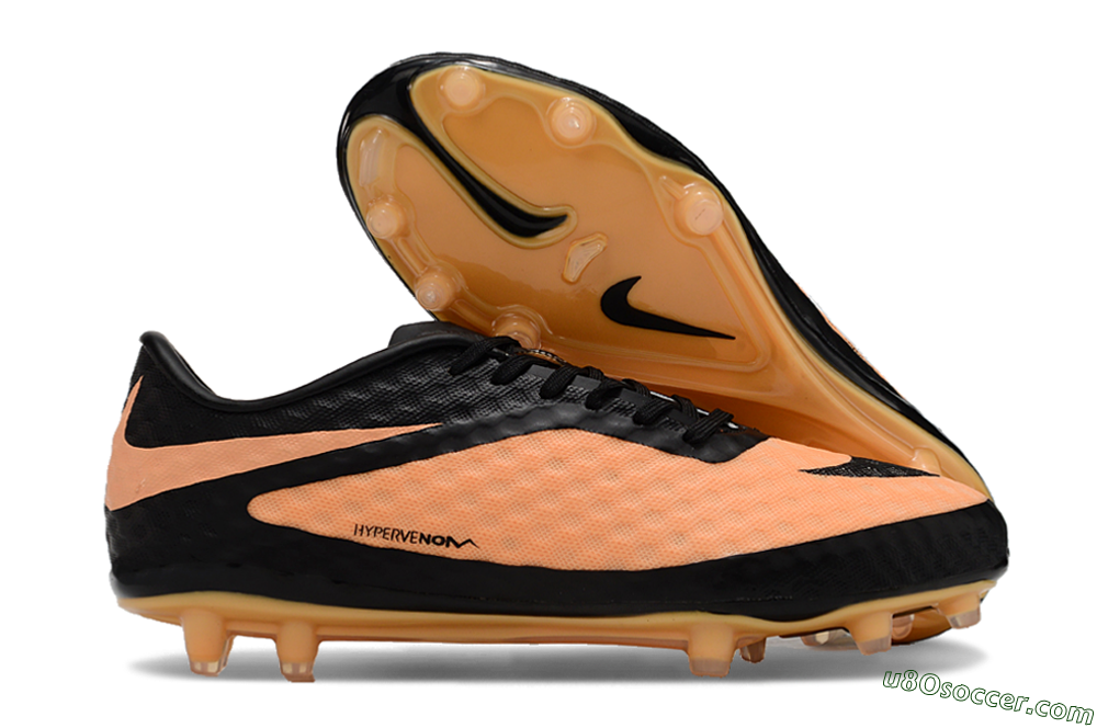Nike Hypervenom Phantom FG Firm Ground Soccer Cleats - Pink/Black 1