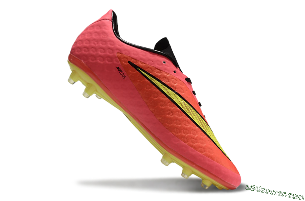 Nike Hypervenom Phantom FG Firm Ground Soccer Cleats - Red/Yellow/Black 4