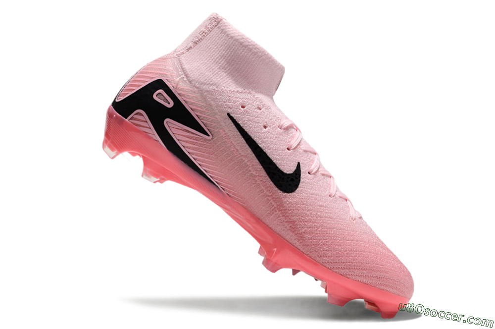 Nike Air Zoom Mercurial Superfly 10 Elite FG Firm Ground Soccer Cleats - Pink/Black 4