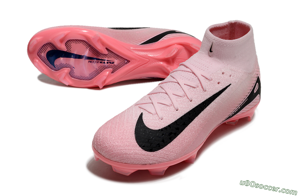 Nike Air Zoom Mercurial Superfly 10 Elite FG Firm Ground Soccer Cleats - Pink/Black 3