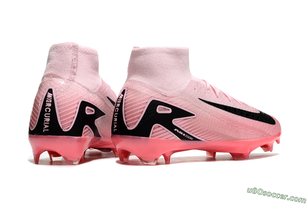 Nike Air Zoom Mercurial Superfly 10 Elite FG Firm Ground Soccer Cleats - Pink/Black 6