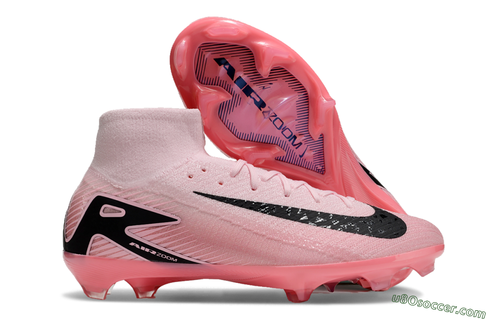 Nike Air Zoom Mercurial Superfly 10 Elite FG Firm Ground Soccer Cleats - Pink/Black 1