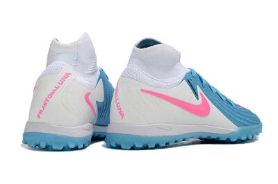 Nike Phantom Luna Elite TF Artificial Turf Soccer Shoes - Blue/White/Pink