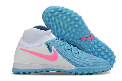 Nike Phantom Luna Elite TF Artificial Turf Soccer Shoes - Blue/White/Pink