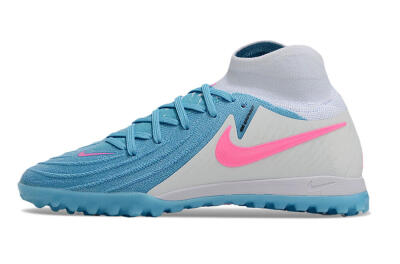 Nike Phantom Luna Elite TF Artificial Turf Soccer Shoes - Blue/White/Pink