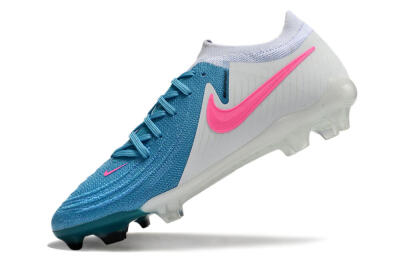 Nike Phantom Luna Elite FG Firm Ground Soccer Cleats - Blue/White/Pink