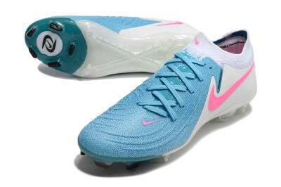 Nike Phantom Luna Elite FG Firm Ground Soccer Cleats - Blue/White/Pink
