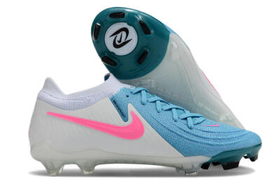Nike Phantom Luna Elite FG Firm Ground Soccer Cleats - Blue/White/Pink