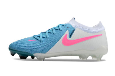 Nike Phantom Luna Elite FG Firm Ground Soccer Cleats - Blue/White/Pink