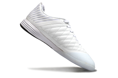 Nike Lunar Gato 2 IC Indoor & Futsal Soccer Shoes - White/Silver