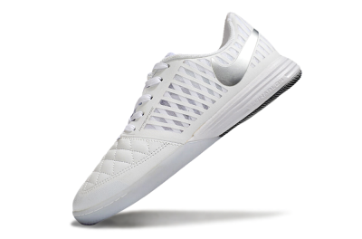 Nike Lunar Gato 2 IC Indoor & Futsal Soccer Shoes - White/Silver
