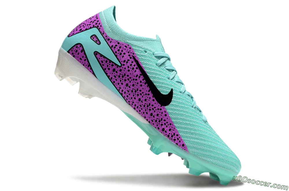 Nike Air Zoom Mercurial Vapor 16 Elite FG Firm Ground Soccer Cleats - Jade/Black/Purple 4