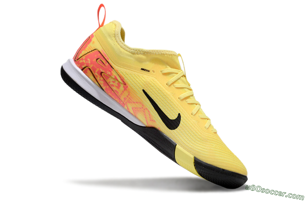 Nike Air Zoom Mercurial Vapor 16 Pro IC Indoor & Futsal Soccer Shoes - Yellow/Black/Red 4
