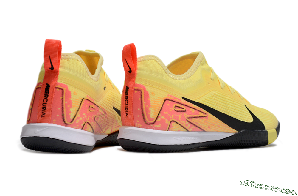 Nike Air Zoom Mercurial Vapor 16 Pro IC Indoor & Futsal Soccer Shoes - Yellow/Black/Red 6