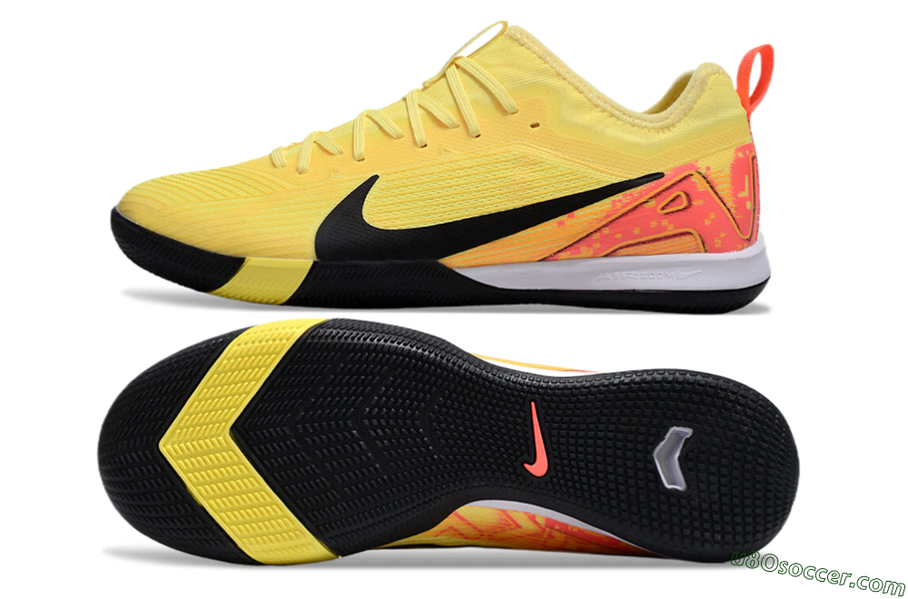 Nike Air Zoom Mercurial Vapor 16 Pro IC Indoor & Futsal Soccer Shoes - Yellow/Black/Red 0
