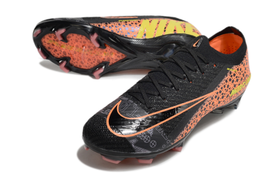 Nike Air Zoom Mercurial Vapor 16 Elite FG Firm Ground Soccer Cleats - Black/Yellow/Leopard