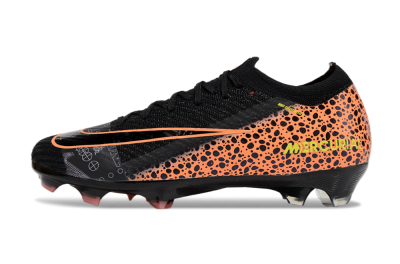 Nike Air Zoom Mercurial Vapor 16 Elite FG Firm Ground Soccer Cleats - Black/Yellow/Leopard