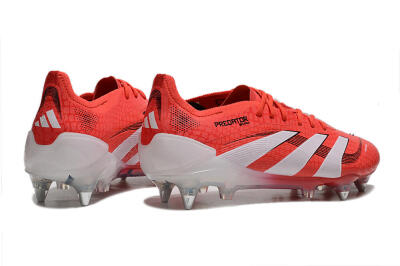 Adidas Predator 25 Elite SG Soft Ground Soccer Cleats - Red/White/Black