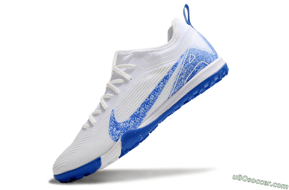 Nike Air Zoom Mercurial Vapor 16 Pro TF Artificial Turf Soccer Shoes - White/Blue 5