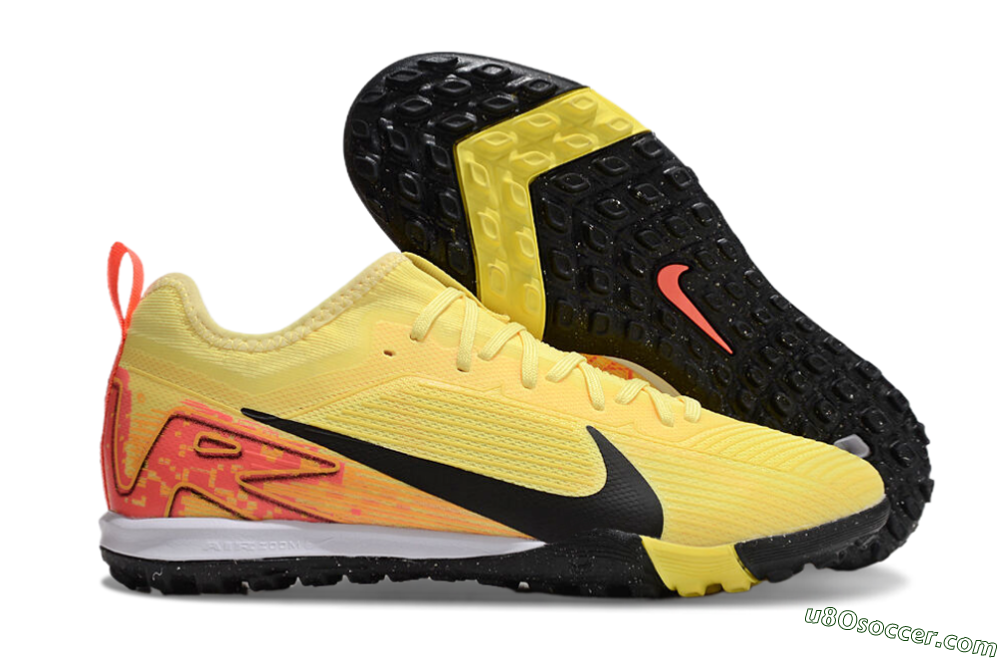 Nike Air Zoom Mercurial Vapor 16 Pro TF Artificial Turf Soccer Shoes - Yellow/Black/Red 1