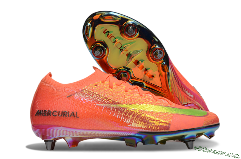 Nike Air Zoom Mercurial Vapor 16 Elite SG Soft Ground Soccer Cleats - Red/Yellow/Gold 1
