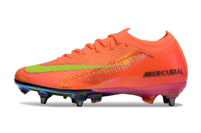 Nike Air Zoom Mercurial Vapor 16 Elite SG Soft Ground Soccer Cleats - Red/Yellow/Gold