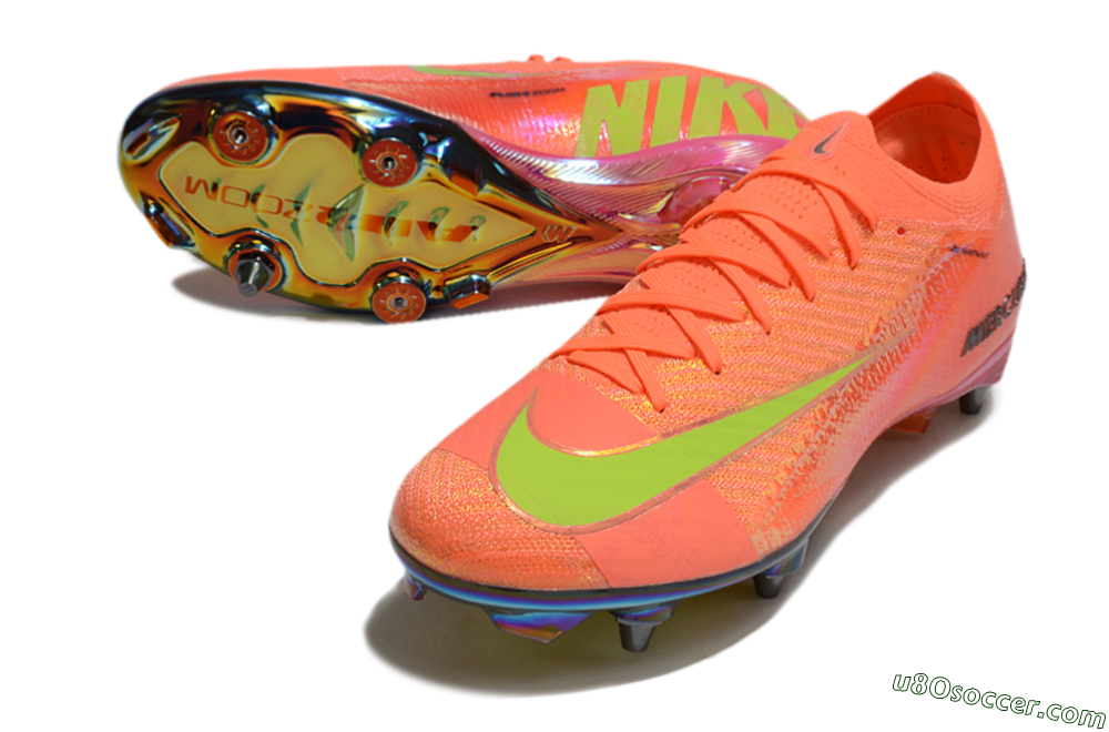 Nike Air Zoom Mercurial Vapor 16 Elite SG Soft Ground Soccer Cleats - Red/Yellow/Gold 3