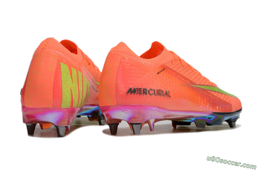 Nike Air Zoom Mercurial Vapor 16 Elite SG Soft Ground Soccer Cleats - Red/Yellow/Gold 6