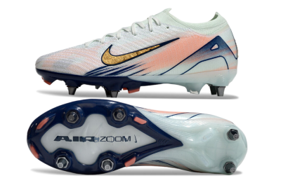 Nike Air Zoom Mercurial Vapor 16 Elite SG Soft Ground Soccer Cleats - Jade/Gold/Blue