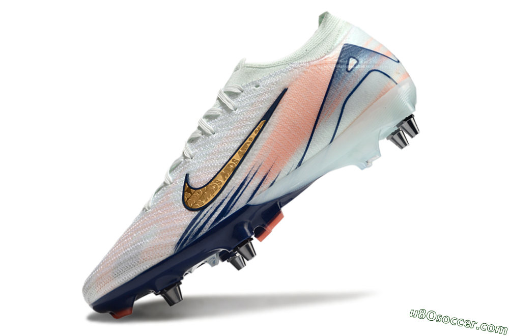 Nike Air Zoom Mercurial Vapor 16 Elite SG Soft Ground Soccer Cleats - Jade/Gold/Blue 5