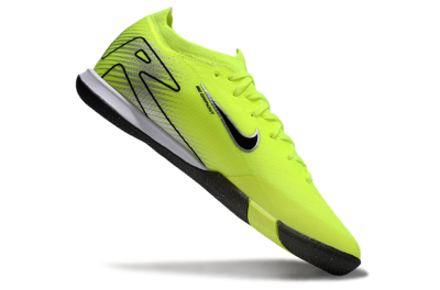 Nike Air Zoom Mercurial Vapor 16 Elite IC Indoor & Futsal Soccer Shoes - Yellow/Black/Silver