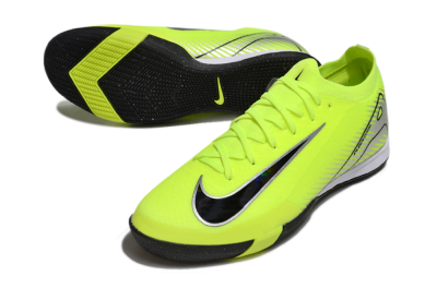 Nike Air Zoom Mercurial Vapor 16 Elite IC Indoor & Futsal Soccer Shoes - Yellow/Black/Silver