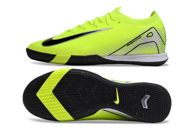 Nike Air Zoom Mercurial Vapor 16 Elite IC Indoor & Futsal Soccer Shoes - Yellow/Black/Silver