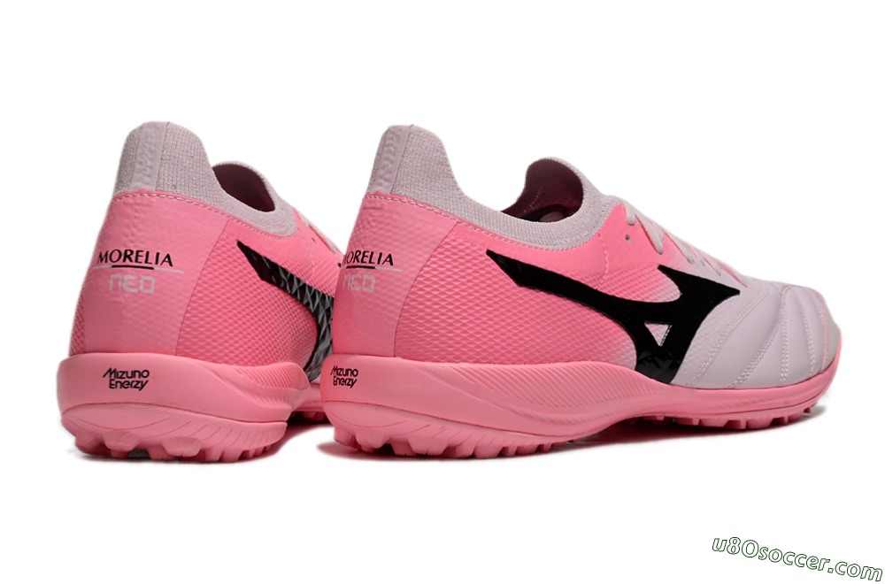 Mizuno Morelia Neo Sala M8 TF Artificial Turf Soccer Shoes - Pink/Black 6