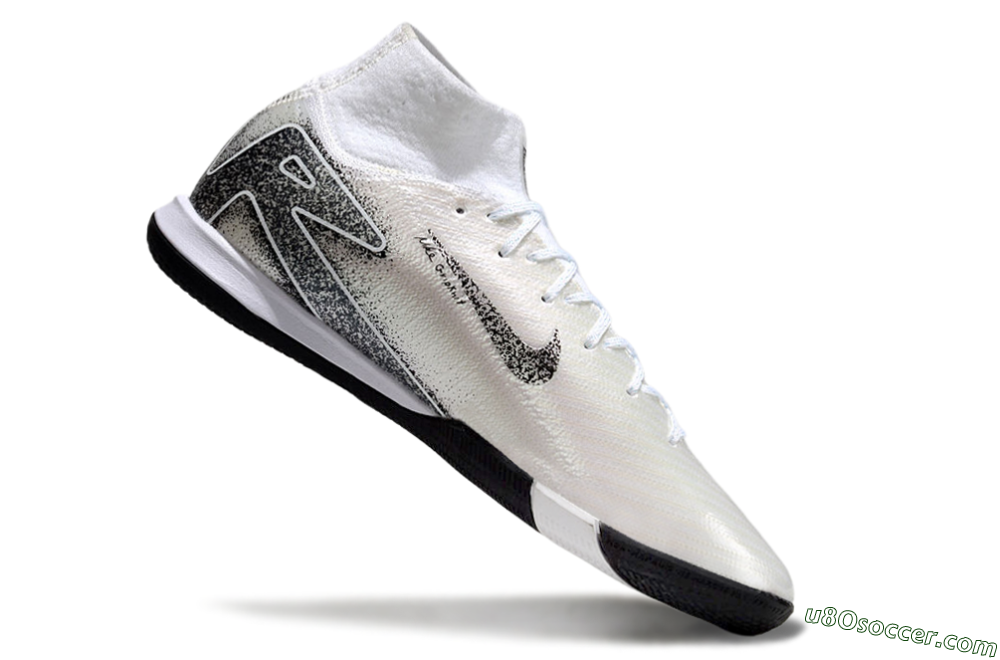 Nike Air Zoom Mercurial Superfly 10 Elite IC Indoor & Futsal Soccer Shoes - Beige/Black/White 4