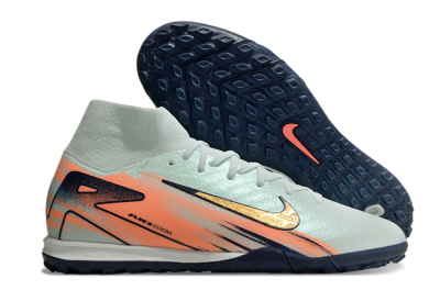 Nike Air Zoom Mercurial Superfly 10 Elite TF Artificial Turf Soccer Shoes - Jade/Gold/Red