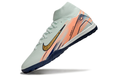 Nike Air Zoom Mercurial Superfly 10 Elite TF Artificial Turf Soccer Shoes - Jade/Gold/Red
